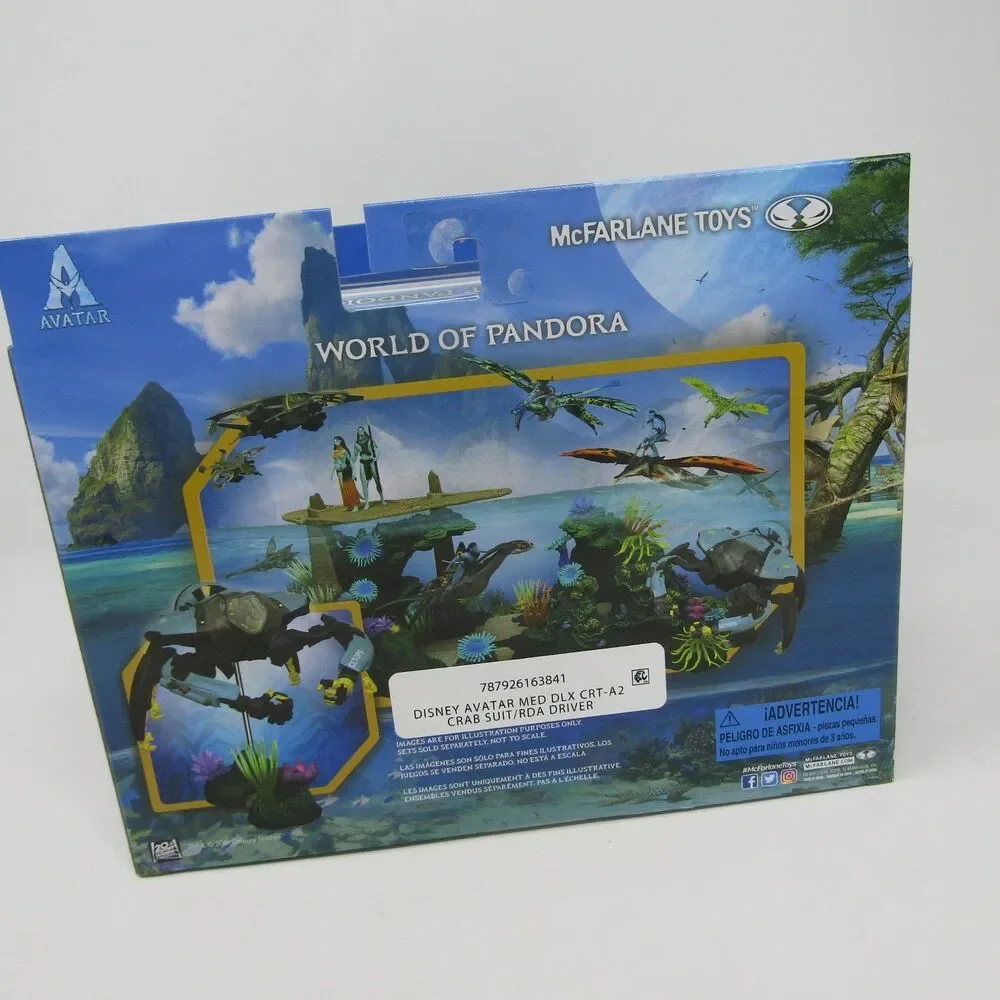 2X McFarlane Avatar World of Pandora Cet-Ops Crabsuit Action Figure Vehicle Set